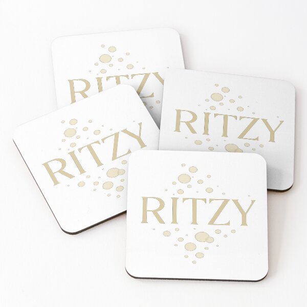 Item preview, RITZY in Bubbles - Champagne Gold Statement designed and sold by POD DYNASTY | Original Print On Demand T-Shirt Graphics.