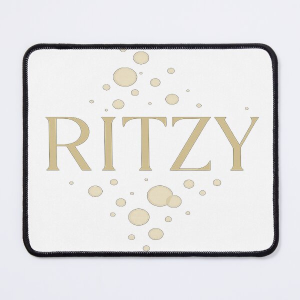 Item preview, RITZY in Bubbles - Champagne Gold Statement designed and sold by POD DYNASTY | Original Print On Demand T-Shirt Graphics.