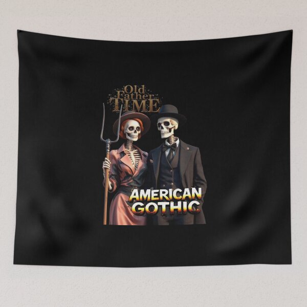 Item preview, Old Father Time - American Gothic. designed and sold by Witch Queen Clothing.