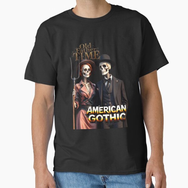 Item preview, Old Father Time - American Gothic. designed and sold by Witch Queen Clothing.