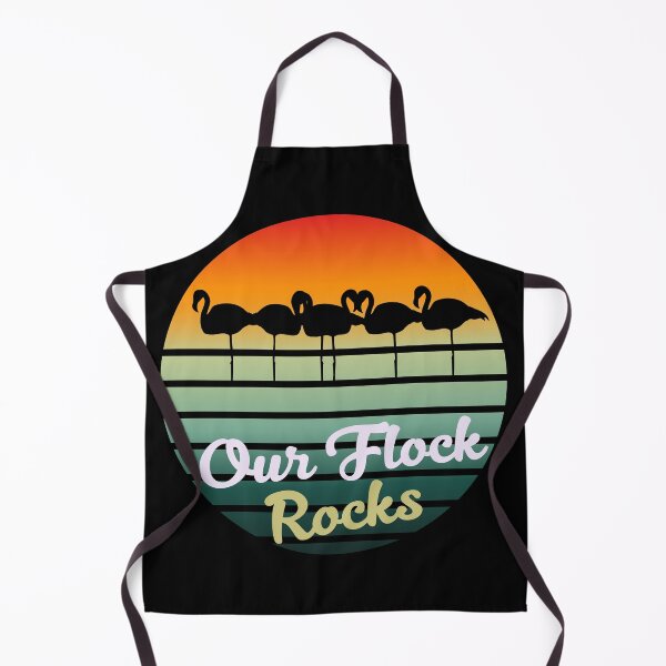 Item preview, Our Flock Rocks Flamingos designed and sold by Klaudesign.