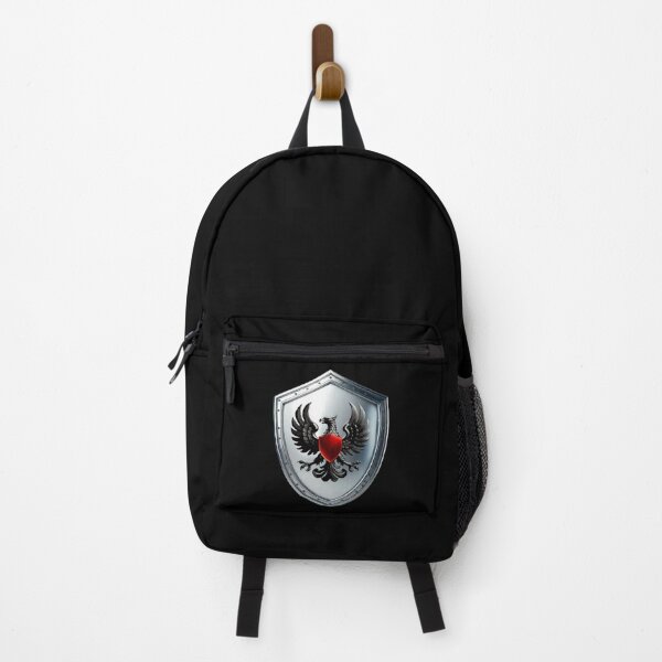 Item preview, Reid Warrior Shield Black Eagle with Heart of Red Honor designed and sold by Highlandkings.