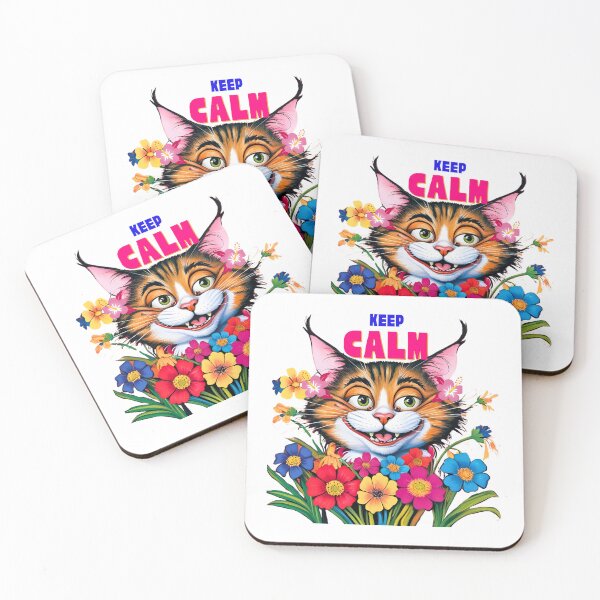 Item preview, Copy of  Keep CalmText Funny Cat Design designed and sold by Modern-Tropical.