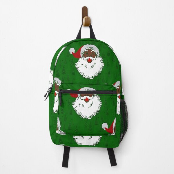 Item preview, african black santa claus christmas trees green designed and sold by Gossip Rag.