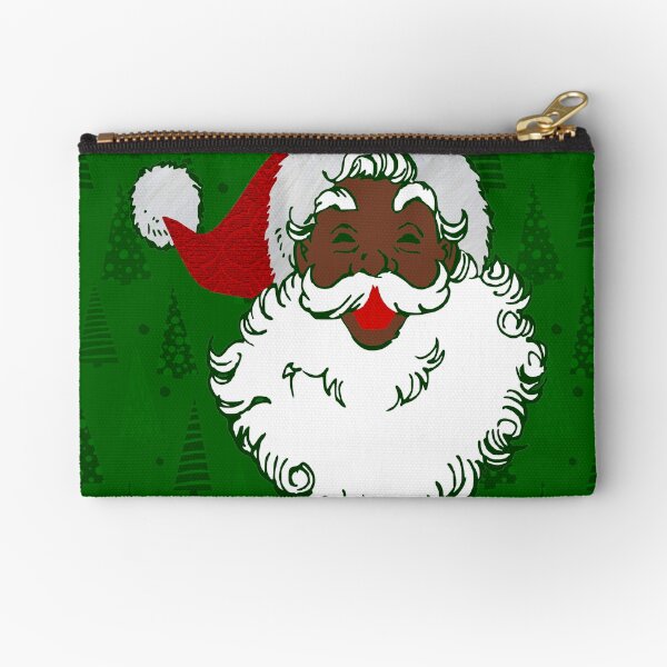 Item preview, african black santa claus christmas trees green designed and sold by Gossip Rag.