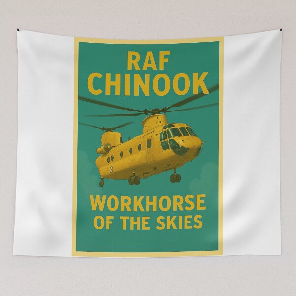 Item preview, RAF Chinook Poster designed and sold by Skyframe Aviation.