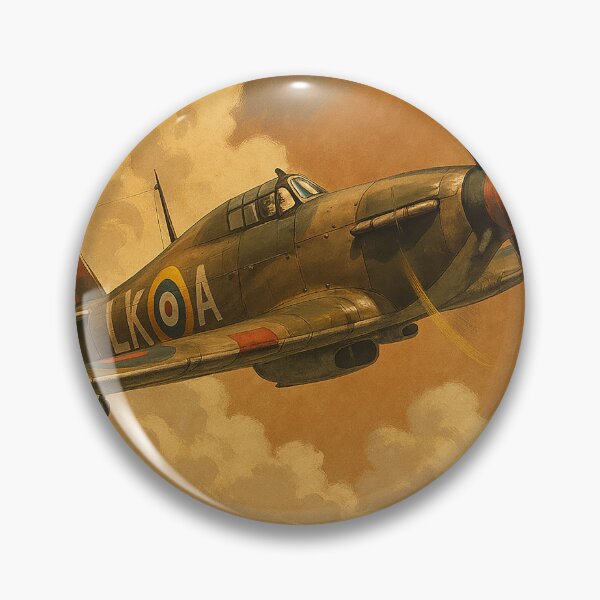 Item preview, Hawker Hurricane Vintage Poster designed and sold by Skyframe Aviation.