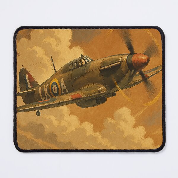 Item preview, Hawker Hurricane Vintage Poster designed and sold by Skyframe Aviation.