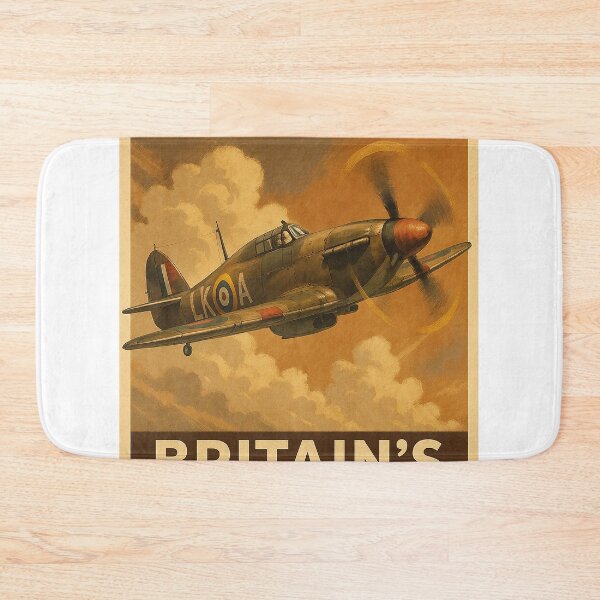 Item preview, Hawker Hurricane Vintage Poster designed and sold by Skyframe Aviation.