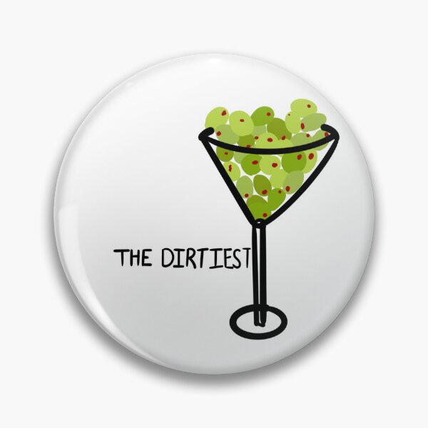 Item preview, The dirtiest olive glass martini designed and sold by Maddy  Allen.