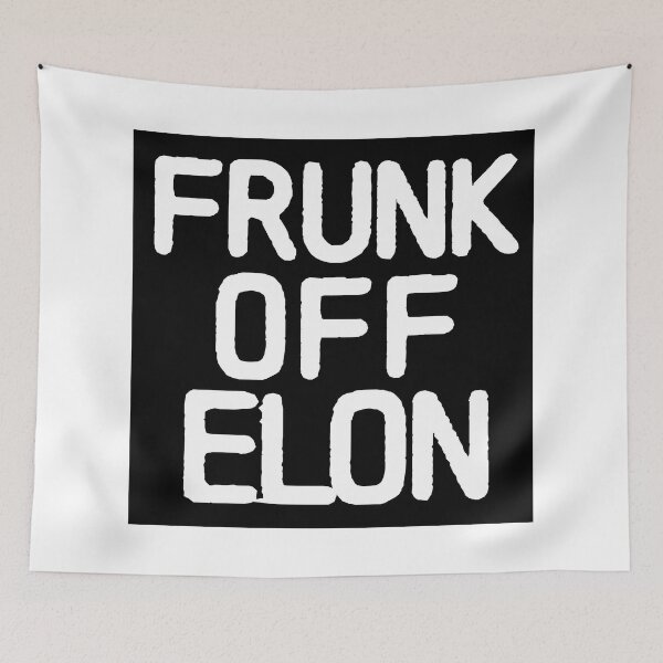 Item preview, Frunk Off Elon designed and sold by SpoonLitMartin.