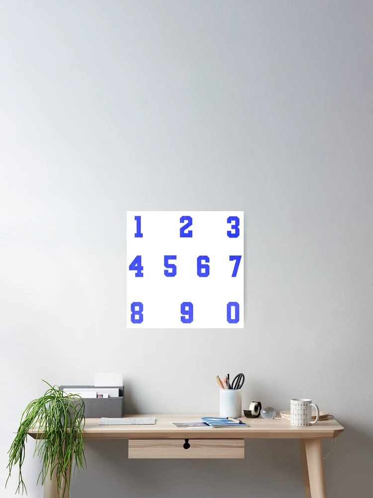 Thumbnail 2 of 3, Poster, Numbers designed and sold by Paper Drip.