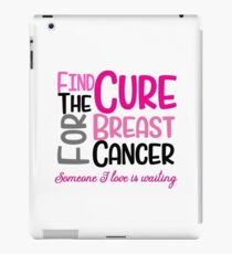 Find The Cure Breast Cancer Awareness iPad Case/Skin