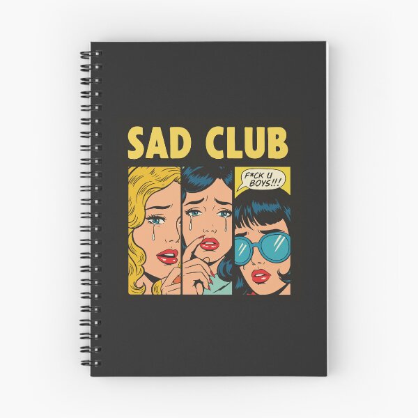 Item preview, Sad Club - Retro Pop Art Girl Power Design designed and sold by -DEEWOLF-.