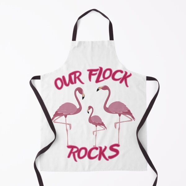 Item preview, Our Flock Rocks Flamingos designed and sold by Klaudesign.