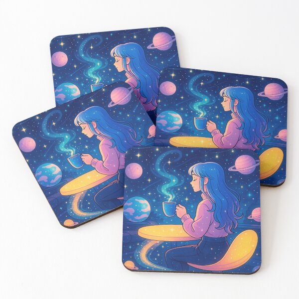 Item preview, Celestial Café: Sipping in the Stars designed and sold by Soft rot studio.
