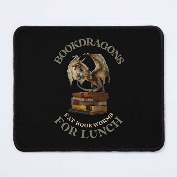Item preview, Bookdragons Eat Bookworms For Lunch designed and sold by Mark4ArtTees.