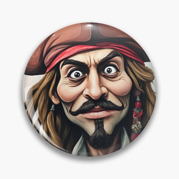 Item preview, Captain Jack… Ish – Drunken Pirate Cartoon designed and sold by BoBiloArt.