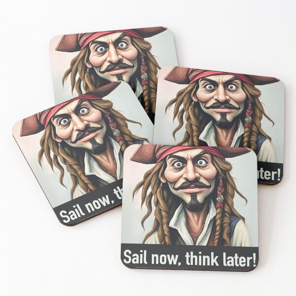 Item preview, Captain Jack… Ish – Drunken Pirate Cartoon designed and sold by BoBiloArt.