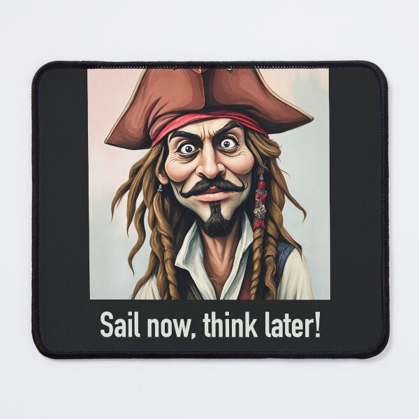 Item preview, Captain Jack… Ish – Drunken Pirate Cartoon designed and sold by BoBiloArt.