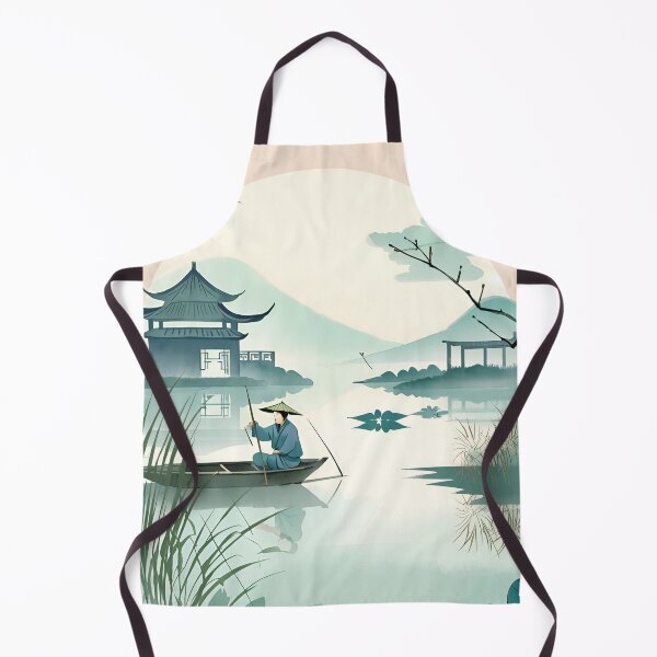 Item preview, Zen Fishing at Sunrise 8 designed and sold by AlinaSCorner.