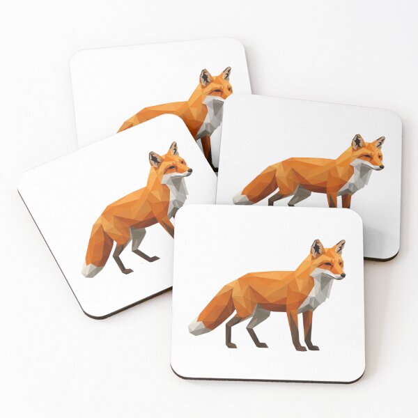 Item preview, Vibrant Geometric Fox designed and sold by TrendNest Designs USA.