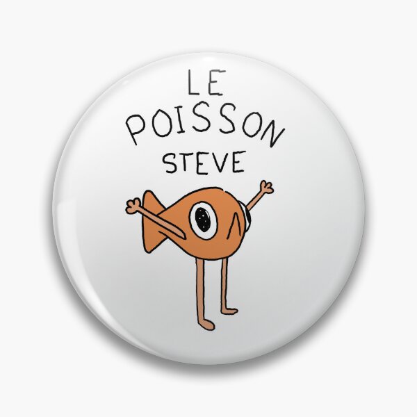 Item preview, Le Poisson Steve designed and sold by Woodcut Prints.