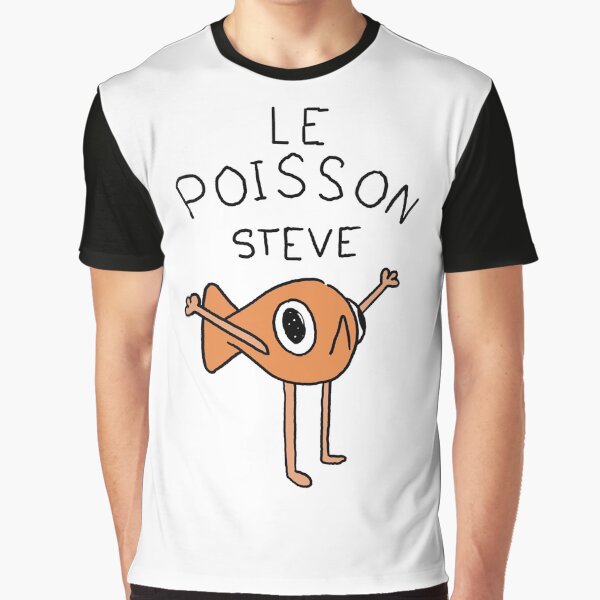 Aperçu de l'œuvre Le Poisson Steve créée et vendue par Woodcut Prints.
