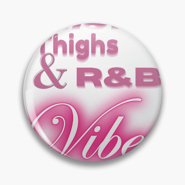 Item preview, Thick Thighs and R&B Vibes T-Shirt – Body Positive Music Lover Tee for Confident Women, Funny Shirt, Valentine Shirt gift designed and sold by GAIDREDA.