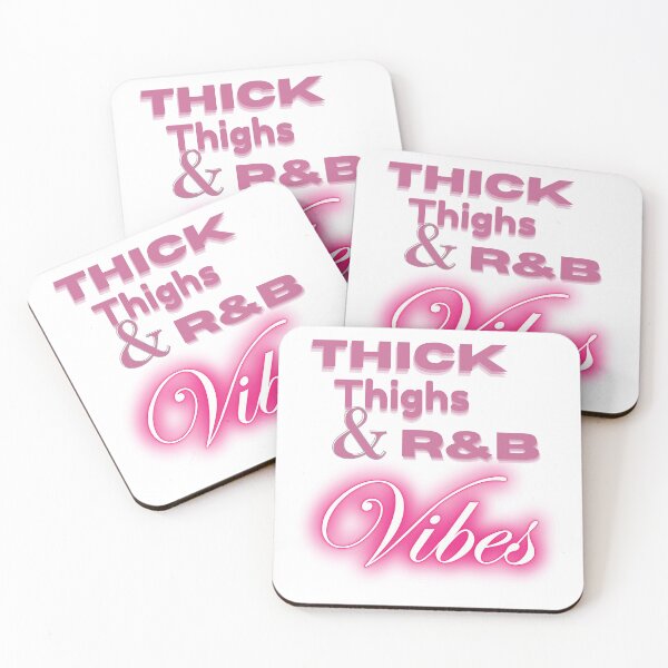 Item preview, Thick Thighs and R&B Vibes T-Shirt – Body Positive Music Lover Tee for Confident Women, Funny Shirt, Valentine Shirt gift designed and sold by GAIDREDA.
