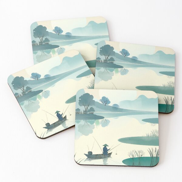 Item preview, Zen Fishing at Sunrise 9 designed and sold by AlinaSCorner.
