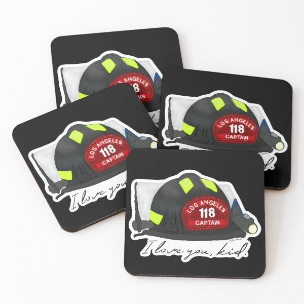 Item preview, Los Angeles Fire Department (LAFD) Station 118 Captain Love You Kid designed and sold by Art by Jessica Beroldi.
