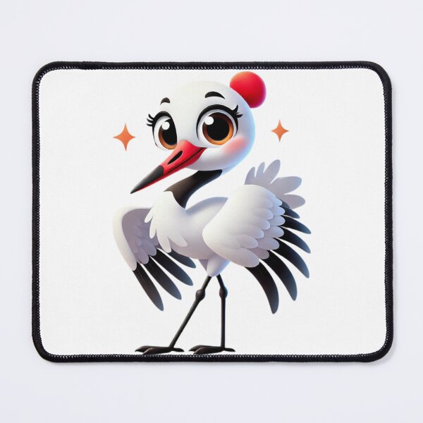 Item preview, Adorable Crane Whooping designed and sold by Sillytoe.