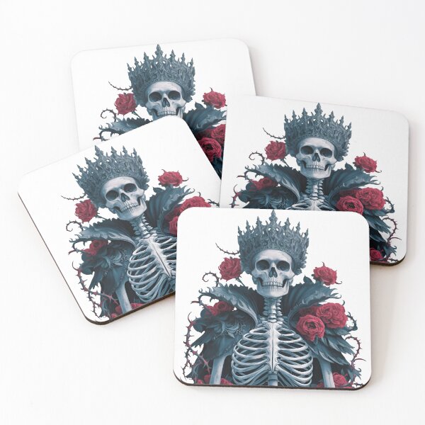 Item preview, Skeleton King | Undead Royalty with Dark Throne Energy | Gothic Skull Monarch Design | Haunted Power and Bone Crown Vibes | Ruler of Shadows and Silence designed and sold by PaintedPixels01.