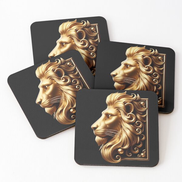 Item preview, The great golden lion designed and sold by Animals - WildSpirit.