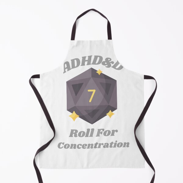 Item preview, ADHD&D Roll For Concentration T-Shirt – Funny DnD-Inspired ADHD Shirt for Neurodivergent Gamers designed and sold by GAIDREDA.