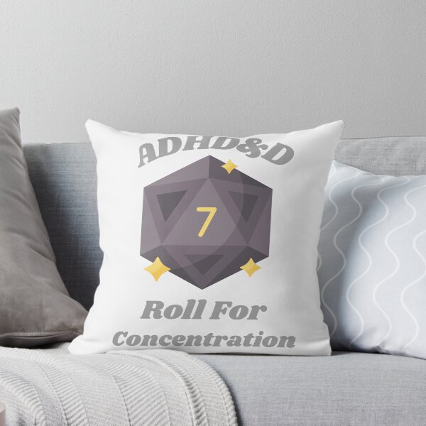 Item preview, ADHD&D Roll For Concentration T-Shirt – Funny DnD-Inspired ADHD Shirt for Neurodivergent Gamers designed and sold by GAIDREDA.