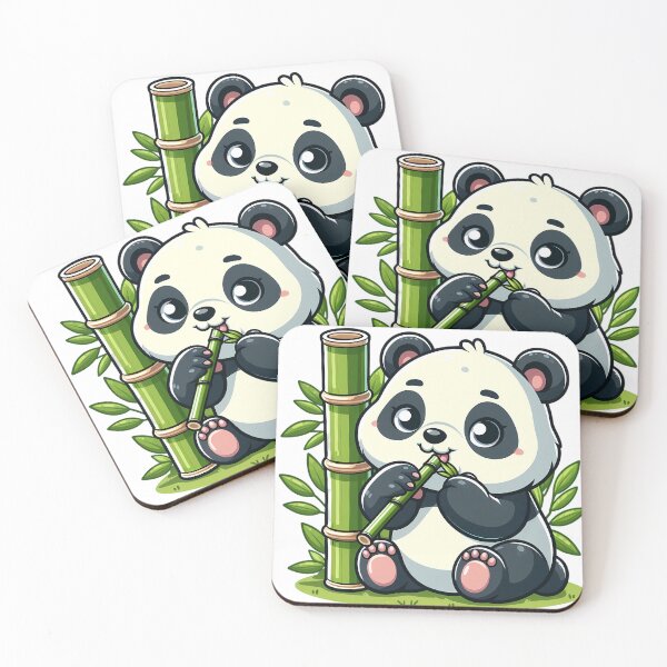 Item preview, Cute Panda Eating Bamboo Shoot | Adorable Panda Snack Time | Peaceful Forest Vibes with Happy Panda | Calm and Cuddly Bamboo Lover | Sweet Panda Moment in Nature designed and sold by PaintedPixels01.