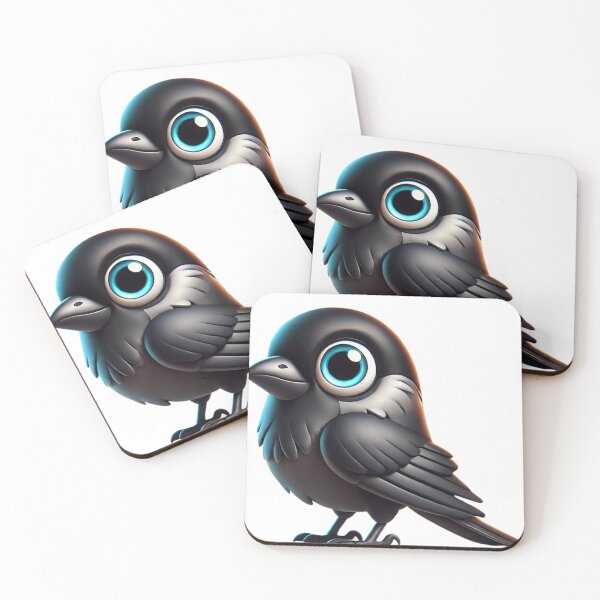Item preview, Adorable Crow Jackdaw designed and sold by Sillytoe.