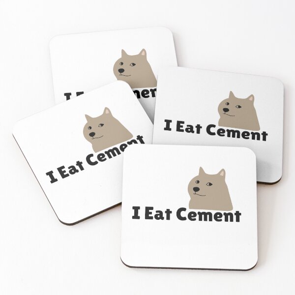 Item preview, I Eat Cement T-Shirt – Absurd Meme Humor Tee for Fans of Dark, Weird, or Irony-Driven Style designed and sold by GAIDREDA.