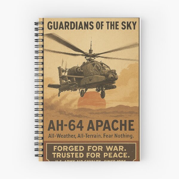 Item preview, AH-64 Apache Poster designed and sold by Skyframe Aviation.