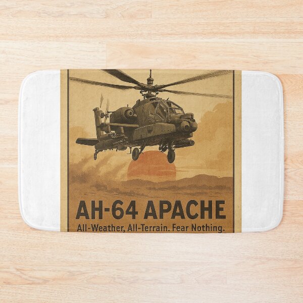 Item preview, AH-64 Apache Poster designed and sold by Skyframe Aviation.