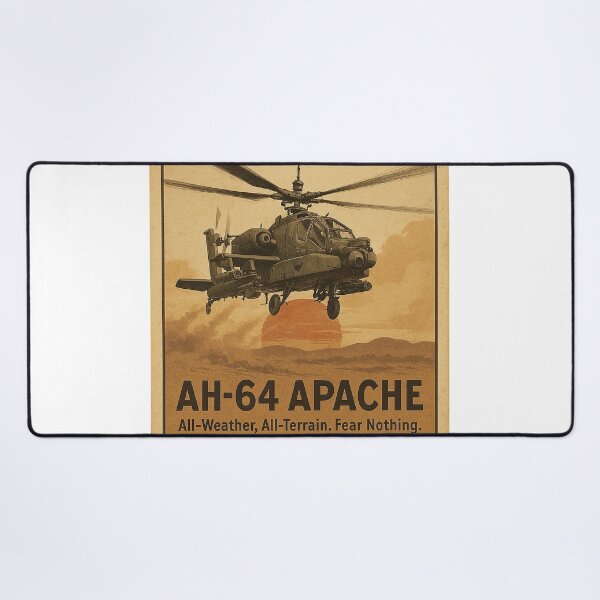 Item preview, AH-64 Apache Poster designed and sold by Skyframe Aviation.