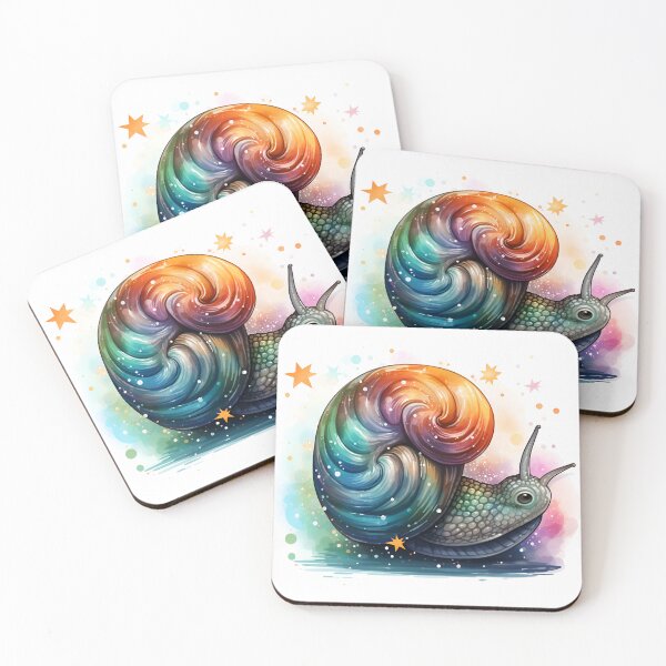 Item preview, Colourful Cosmic Snail designed and sold by Poison-Potion.