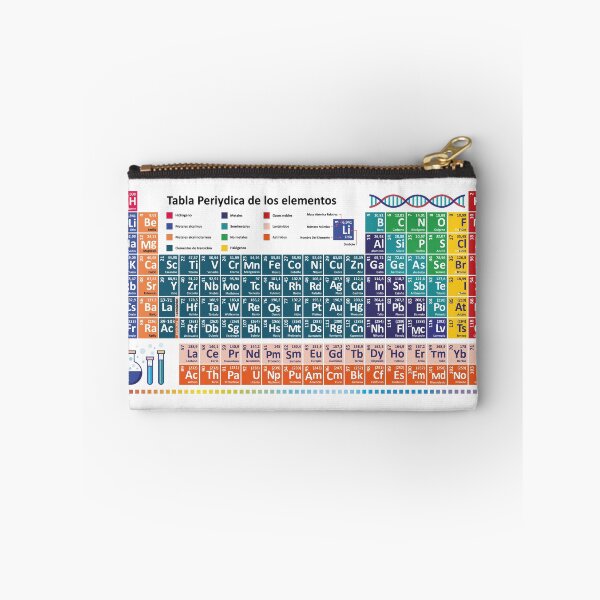 Item preview, Spanish periodic table - learn Chemistry  tabla periydica de los elementos designed and sold by EmeraldeaArt.