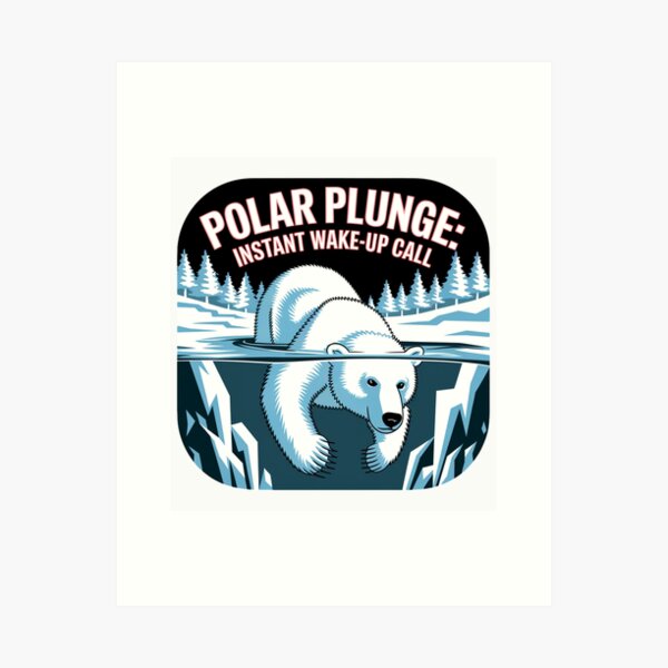 Item preview, Polar Plunge Instant Wake-Up Call designed and sold by Bliss Find And Design.