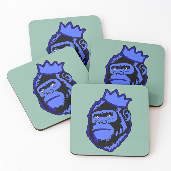 Item preview, Blue Ape with Crown designed and sold by Cresil Art Werx.