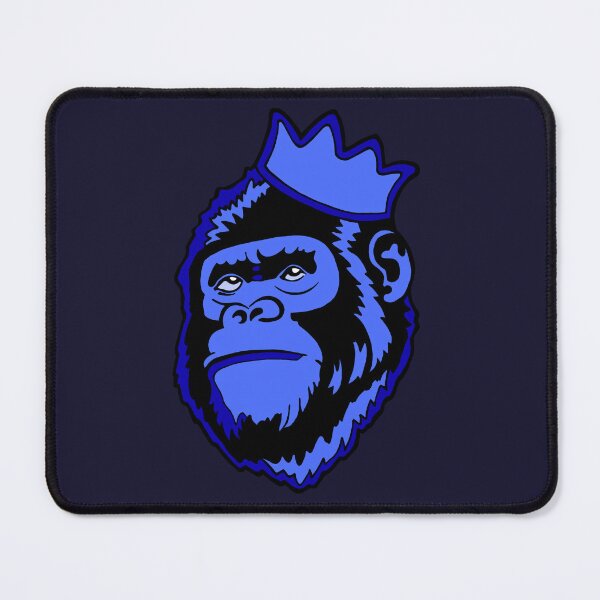 Item preview, Blue Ape with Crown designed and sold by Cresil Art Werx.