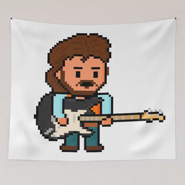 Item preview, Rock Battle Pixel British Guitar God designed and sold by gkillerb.