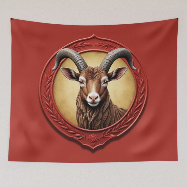 Item preview, GOAT (#AC2E24) designed and sold by Marlon Oseguera.